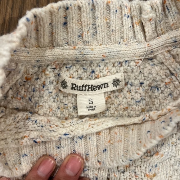 Ruff Hewn confetti sweater size S - Picture 5 of 6